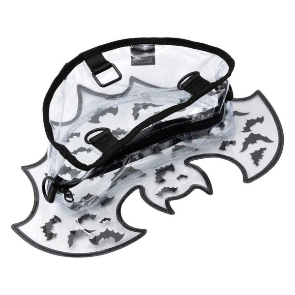 Kreepsville 666 Clear Vinyl Bat Backpack or Shoulder Bag Purse Concert Venue NWT main image 5